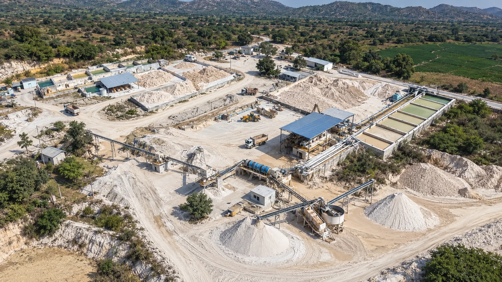Shri Modi levigated kaolin manufacturing facility